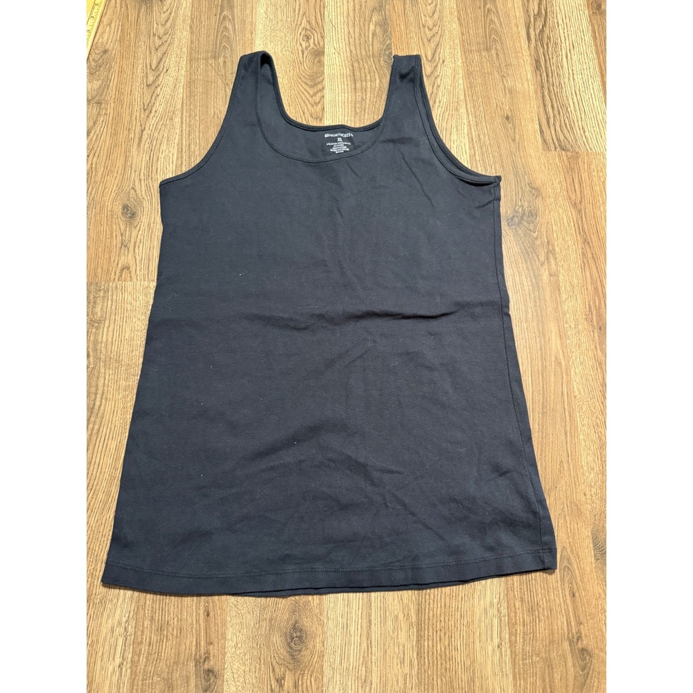Northcrest Tank Top Women XL Black Adult Stretch Casual Sleeveless Excellent